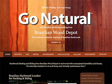 Interior Trim and Supply website design